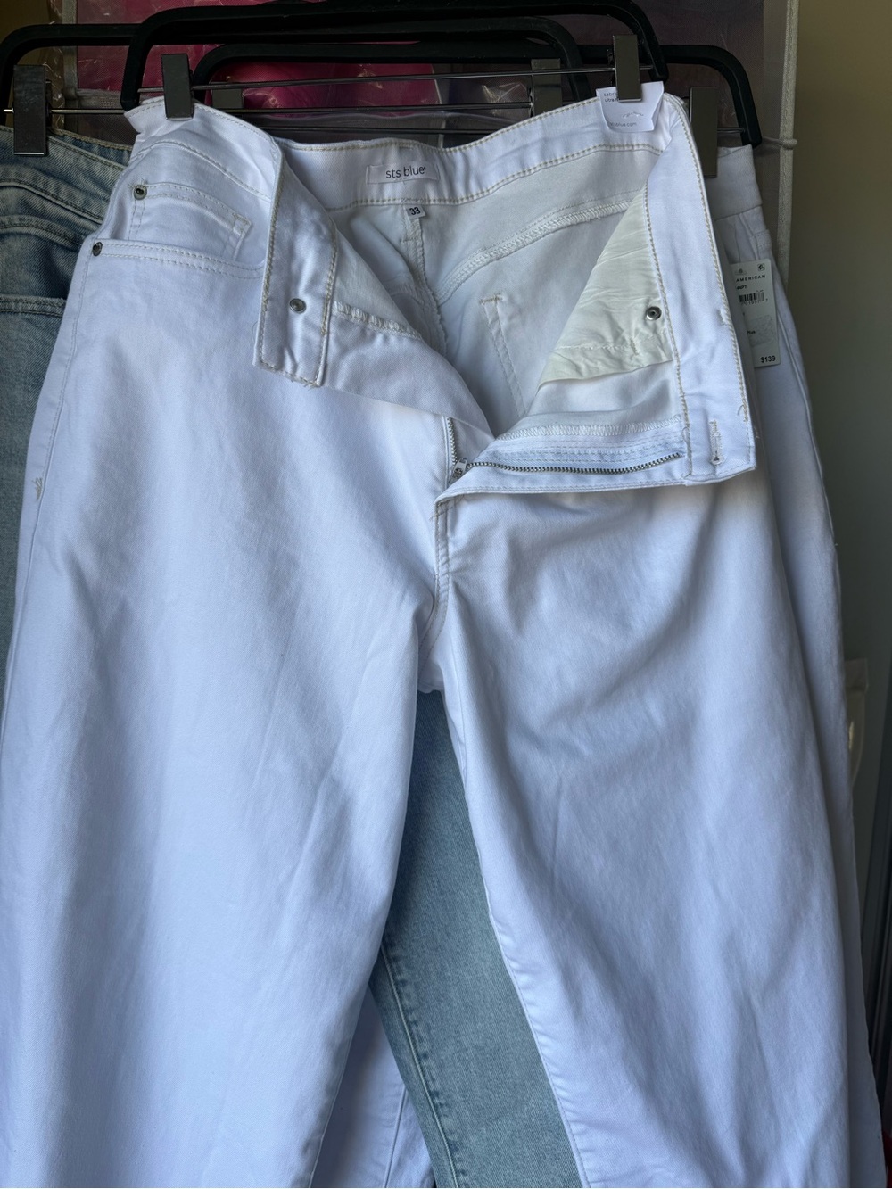STS Blue White High-Rise Jeans